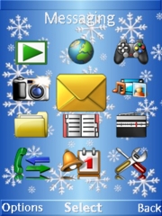 Snowman theme for Sony Ericsson W705