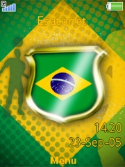 Brazil theme for Sony Ericsson W595