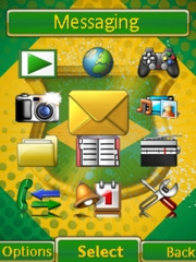 Brazil theme for Sony Ericsson W595