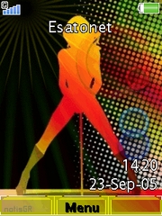 Disco Girl theme for Sony Ericsson T715