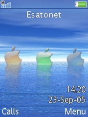 Floating apple K800 / K800i theme