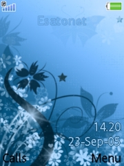 Blue spirit W830 theme