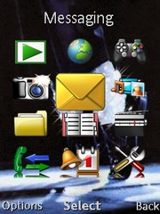 Magic Shoes theme for Sony Ericsson C901