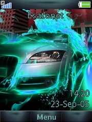 Audi on fire Cedar  theme