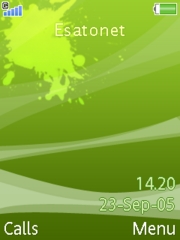 Fresh Green W580 theme