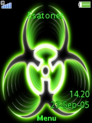 ToxicBiohazard theme for Sony Ericsson K850