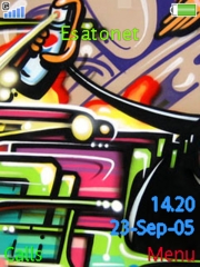 Graffity multicolour K800 / K800i theme
