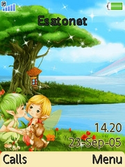 Love Couple W830 theme