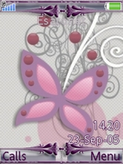 Butterfly W580 theme