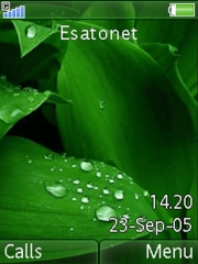 Green leaves K800 / K800i theme