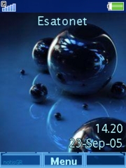 Dark Blue Balls C510  theme