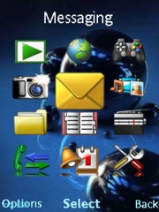 Dark Blue Balls C510  theme