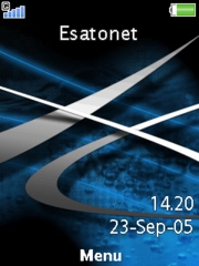 Deap blue theme for Sony Ericsson Yari