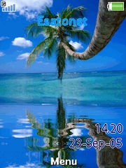 Palm beach theme for Sony Ericsson Z780