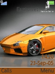 Lamborghini Embolado theme for Sony Ericsson K800