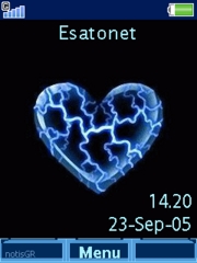 Electric Heart W705  theme