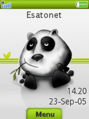Panda theme for Sony Ericsson W980