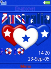 Australia 2010 theme for Sony Ericsson C510