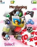 Animated kitty W300 / W300i theme