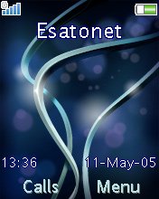 Blue Steel_K610 K610  theme