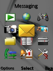 Blue Eye W705  theme