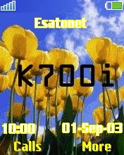 FlowerXP k700 theme