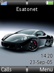 Sports car theme for Sony Ericsson W580 / W580i