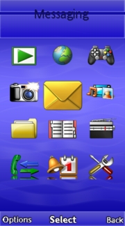 Flash Menu theme for Sony Ericsson Aino