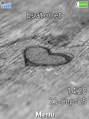 Heart theme for Sony Ericsson Jalou