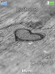 Heart theme for Sony Ericsson Naite