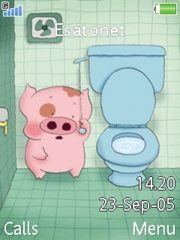 Pig by WC theme for Sony Ericsson K800