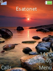 Stunning sunset W880  theme