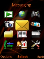 Redfire W595  theme