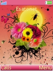 Flower Power S500 theme