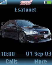 Impreza STI blue k700 theme