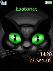 Black cat K800 / K800i theme