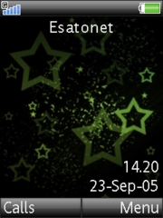Abstract stars W580 theme