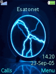 Lightning bubble K810 theme