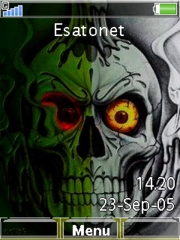 Skull theme for Sony Ericsson Z750