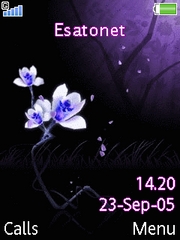 Everpurple theme for Sony Ericsson W580 / W580i