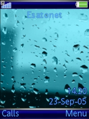 Water drop W580 theme