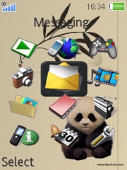 Sweet Panda W880  theme