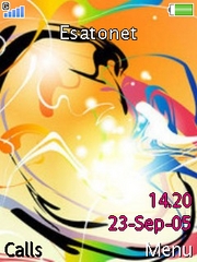 Colour Show W830 theme