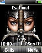 Lady Knight k700 theme