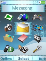 Christmas theme for Sony Ericsson K850
