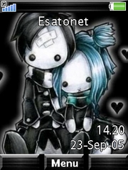 Couple theme for Sony Ericsson W705