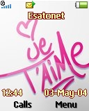 Je T'aime K310 / K310i theme
