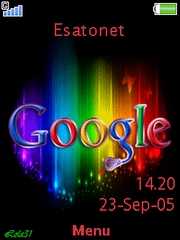 Google theme for Sony Ericsson Hazel