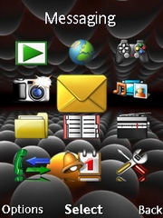 Balls Clock theme for Sony Ericsson C702