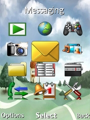 Country cartoon theme for Sony Ericsson W595